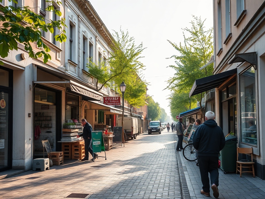 Mapa Piekar Śląskich z zaznaczonymi inwestycjami Funduszy Europejskich